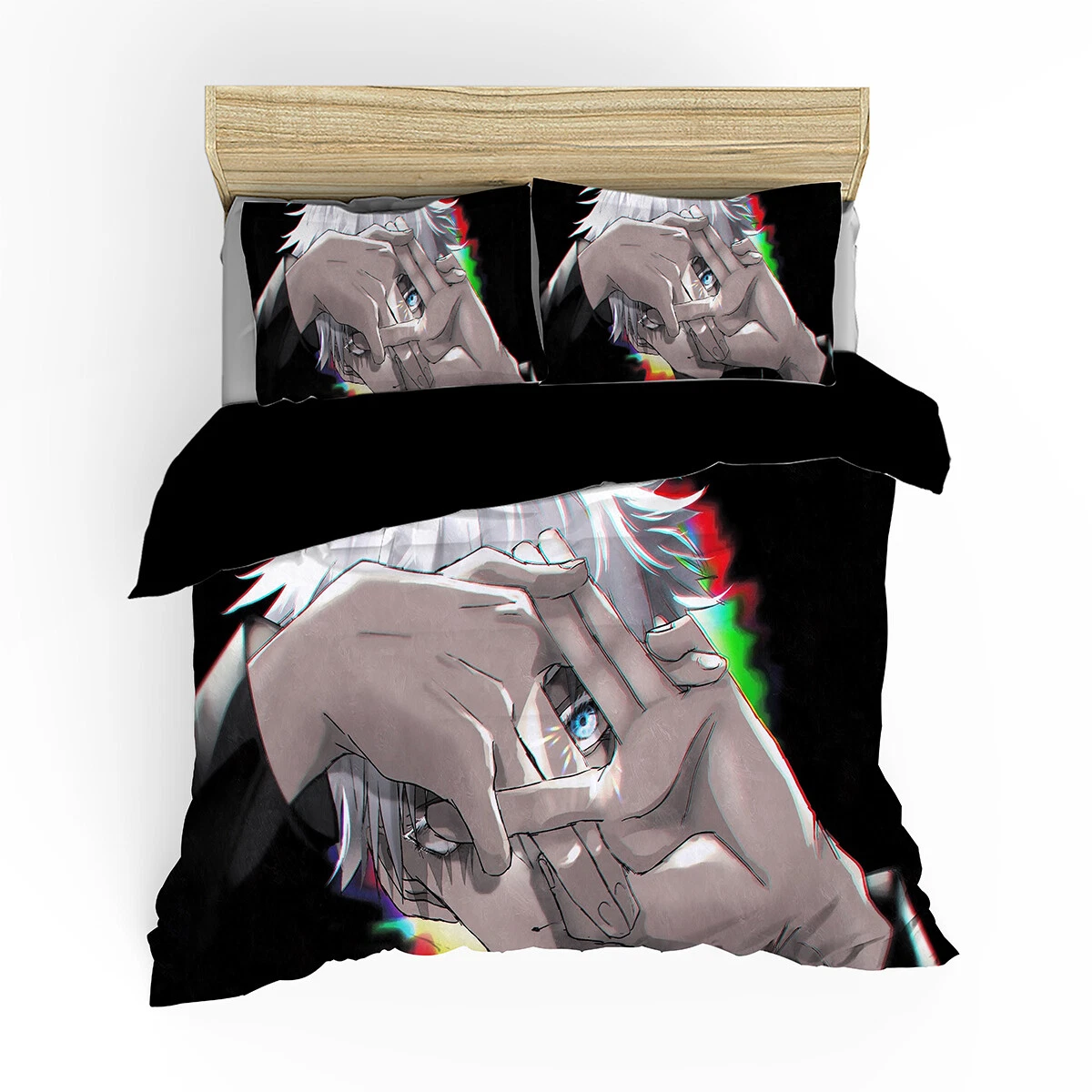 Jujutsu Satoru Bedding Set, Gift for Friends