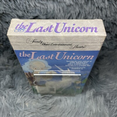 The Last Unicorn VHS Tape 1994 ITC Fantasy Animation Mia Farrow