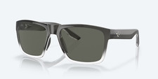 NEW Costa Del Mar PAUNCH XL Fog Gray Frame/Gray 580g Glass Lens Men's