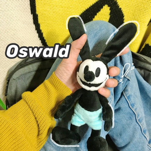 Disney Plush toy Oswald The Lucky Rabbit 15cm Gift Gift keychain keyring - Picture 4 of 5