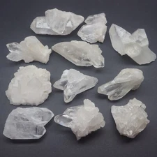 1 Lb Natural Clear Quartz Crystal Cluster Crystal Points Mineral Specimens