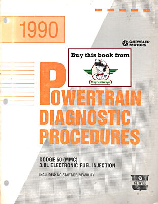 1990 Mopar Dodge RAM 50 Truck (MMC) 3.0L Powertrain Diagnostic Procedures