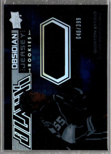 2021-22 UD Black Obsidian Rookie Jerseys #ORJQB Quinton Byfield Jersey /399