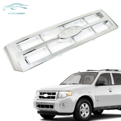 Front Upper Grille Chrome Replace Grill For Ford Escape 2008 2009 2010