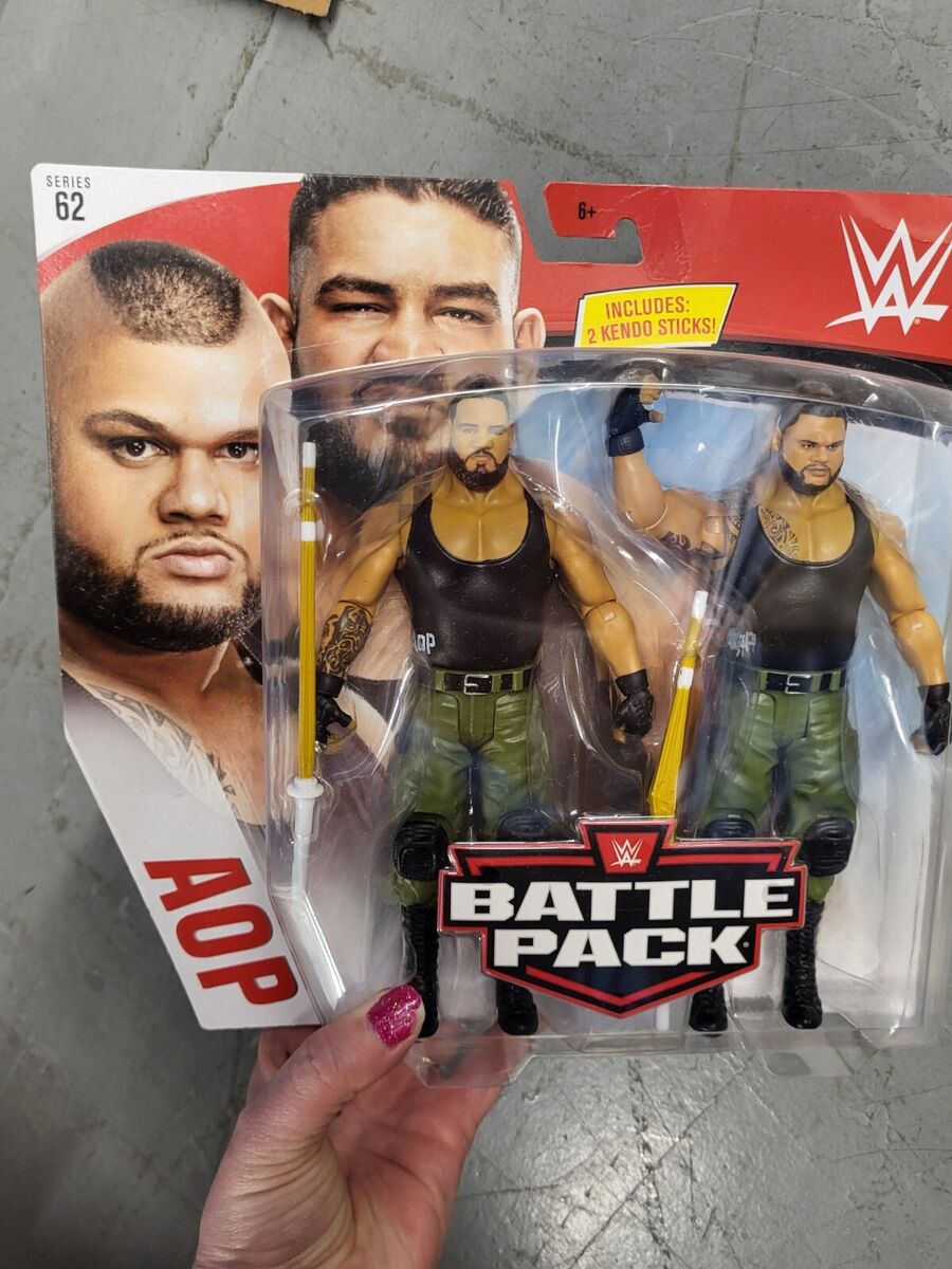 WWE Battle Pack AOP Two Pack Akam & Rezar Action Figures WWE Battle Pack AOP Two Pack Akam & Rezar Action Figures