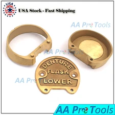 1 PREMIUM GRADE Dental Lab Copper Brass Denture Lower Flask DN-362