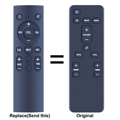 Replacement Remote Control For Boston Acoustics TVee 22 Soundbar