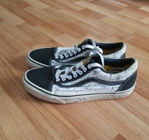 vans he loves me not slip on