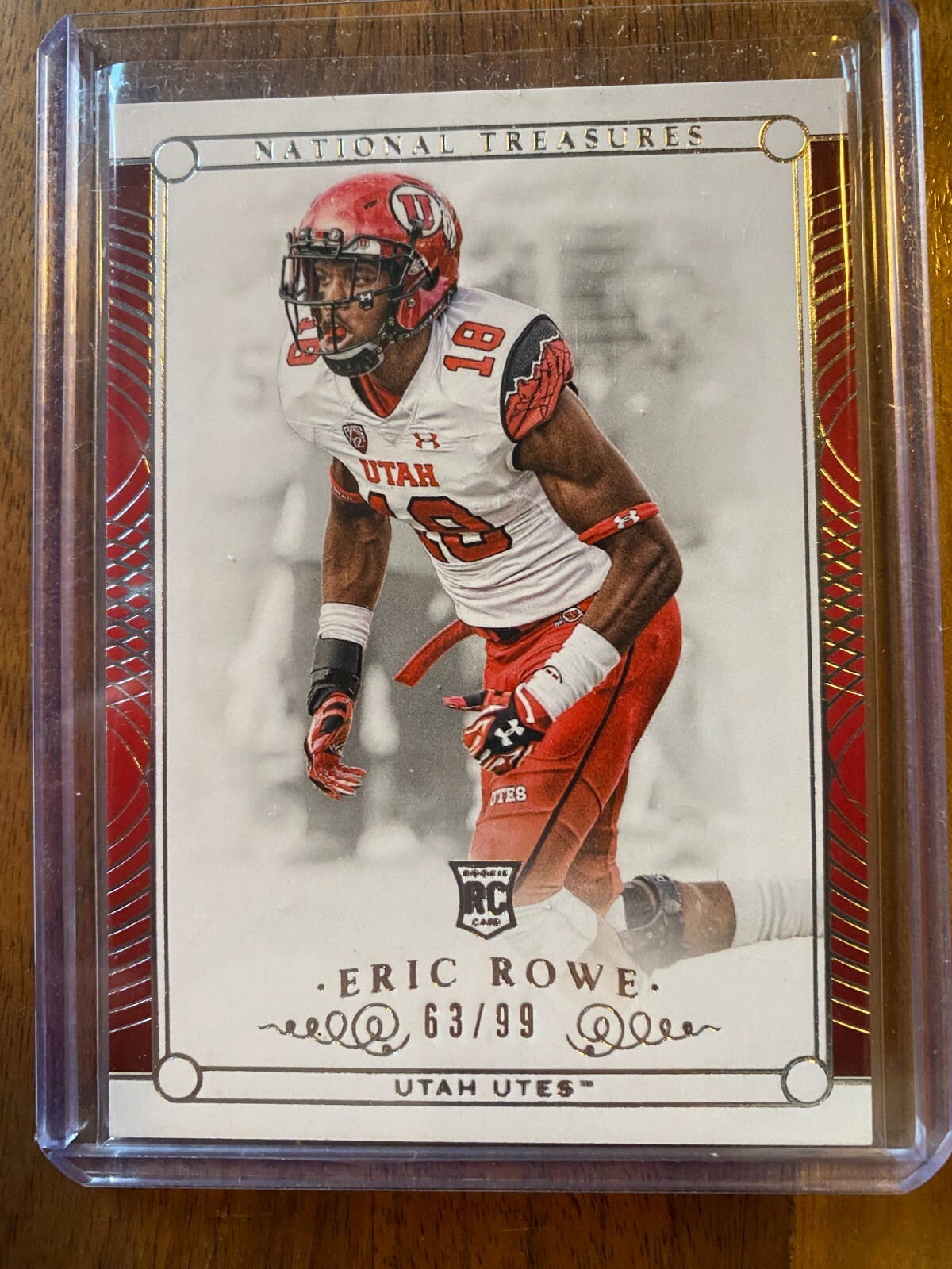 FILA A74.581 2015 Panini National Treasures Collegiate Multisport #171 Eric Rowe 99