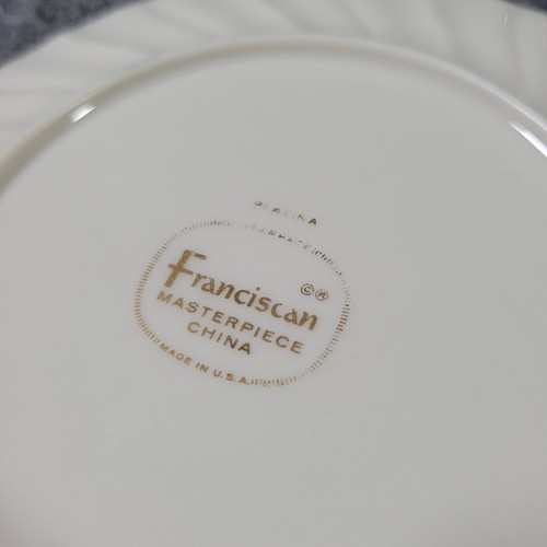 Vintage Franciscan Masterpiece China Platina 6 1/8" Bread and Butter Plate - Picture 3 of 3