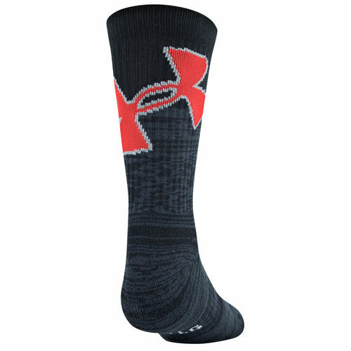 UNDER ARMOUR UA Phenom 2.0 SC30 Crew Socks 2 Pack Youth (13.5K-4Y) Women (4-6) - Picture 2 of 3