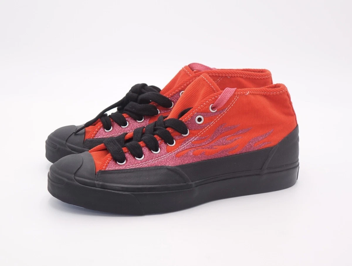 Kerel ik ben ziek Vervreemding Size 11 - Converse Jack Purcell Mid x ASAP Nast Red Flames 2019 | eBay