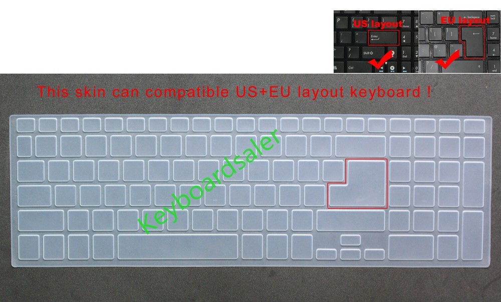 Acer E5 Series Keyboard Skin Cover for 511G 521 531 551 572G 721 731G