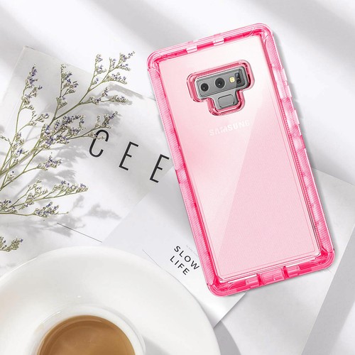 For Samsung Galaxy Note9 Clear Case Heavy Duty Protective Shockproof Phone Cover - Picture 30 of 36