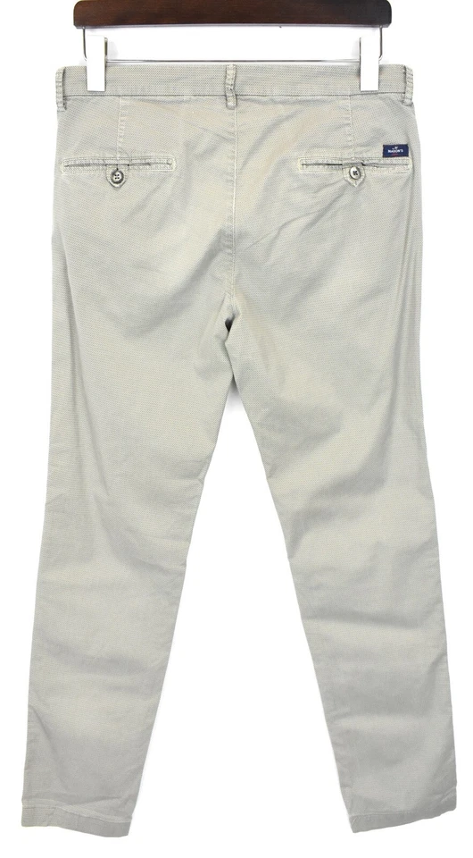 Em's Of Maison's Men's Pants (EU) 48 Chino Stretch Pattern Zipper Fly - Image 2 of 4
