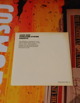ATARI XL XE 800 600 1050 DISK Operating System  DOS 3 (1983) Disk