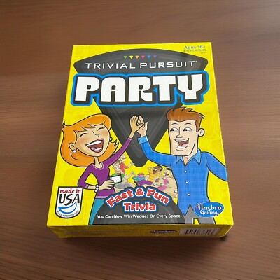 Hasbro Trivial Pursuit Party Board Game (NEW SEALED) 16+ 3-6 Players Made In USA