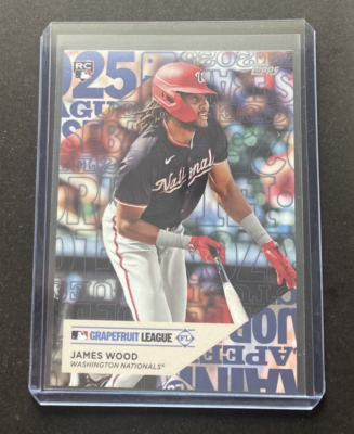 2025 Topps Series 1 James Wood Rookie Training Grounds #TG-18 | eBay
