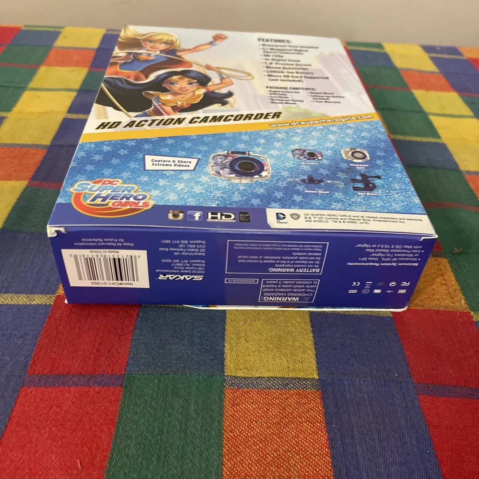 NEW SEALED Super Hero Girls HD Action Camcorder Adventure Camera Video Outdoor - Image 3 of 4