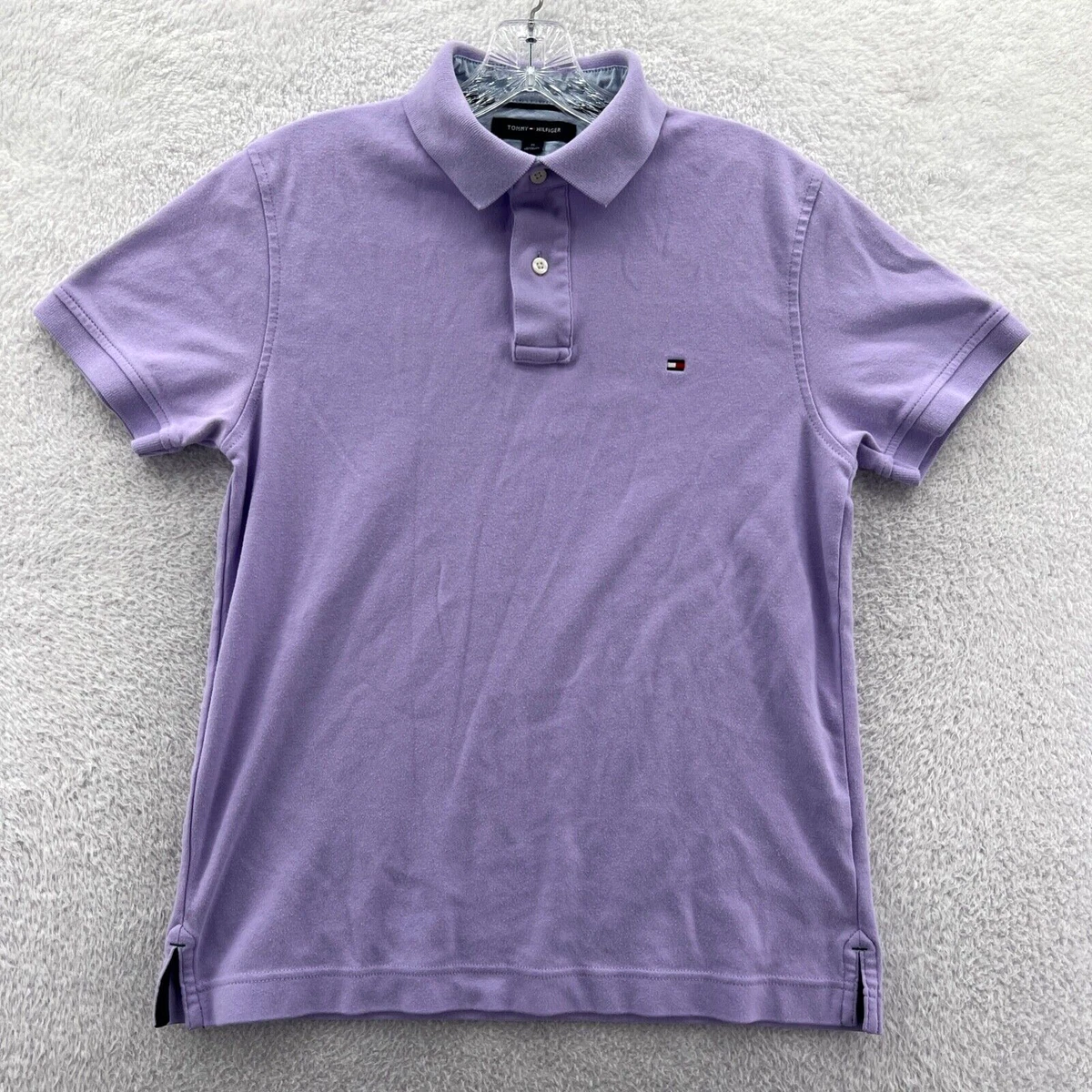 Tommy hilfiger polo purple Clearance