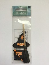 Jolee's Boutique by you 4 pc 3d Scrapbook Stickers WITCH accessories Halloween