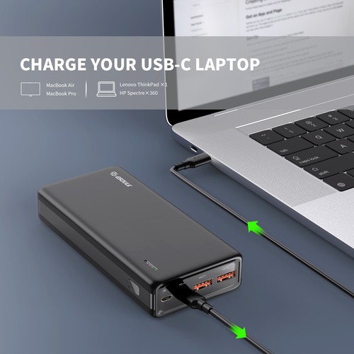 Portable Charger, 22.5W 20000Mah USB C in & Out Power Bank Fast Charging - Picture 4 of 14