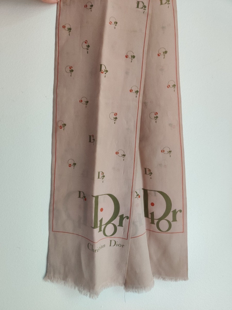 80-90s Dior vintage scarf ディオール スカーフ Christian Dior Scarf クリスチャン ディオール スカーフ