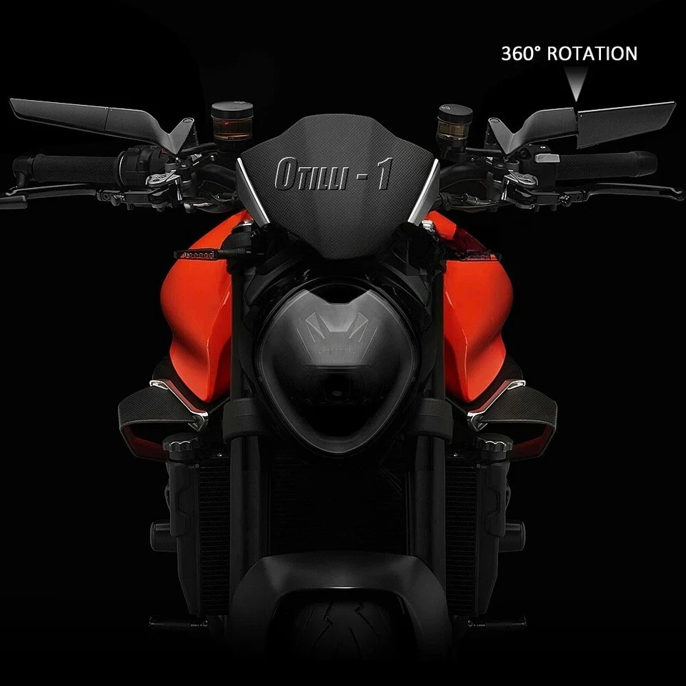 Espejos retrovisores laterales para Ducati Monster 937 SP/937 Plus/821/821 ABS/1200 S/2023 Foto 3 de 4