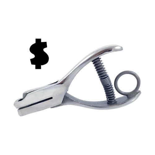 Locher - Dollarzeichen $ - 3/16"  - Bild 1 von 3