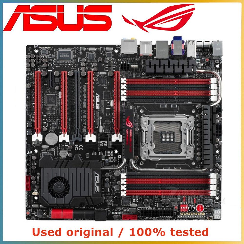 R4E ASUS RAMPAGE IV EXTREME Computer Motherboard LGA 2011 DDR3 64G For ...
