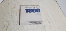 1800 Ampex Quality Tape Pacific Stereo 7” Reel 1/4in X 1800 Ft N.o.s. *sealed*