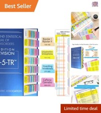 DSM-5-TR 2022 Tab Set - Full Color, Laminated  Easy to Apply, 100 Tabs
