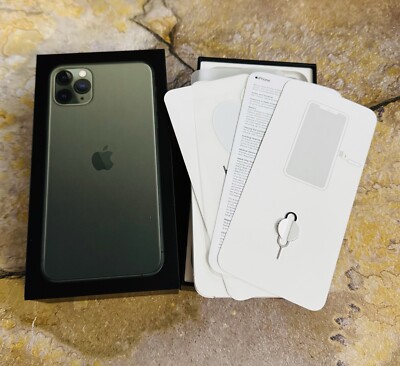 Apple iPhone 11 PRO MAX Midnight Green 512GB *EMPTY BOX ONLY* No phone included