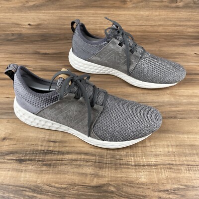 New Balance Mens Fresh Foam Cruzv1 Reissue Running Shoes Gray Grey
