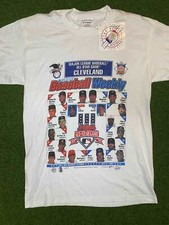 1997 MLB All Star Game - Rosters - Dead Stock - Vintage MLB Tee Shirt Large 