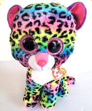 Ty Beanie Boos Dotty Rainbow Leopard  9 Inch 2016 Collection Retired With Tags
