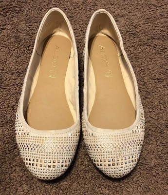aldo beige flats