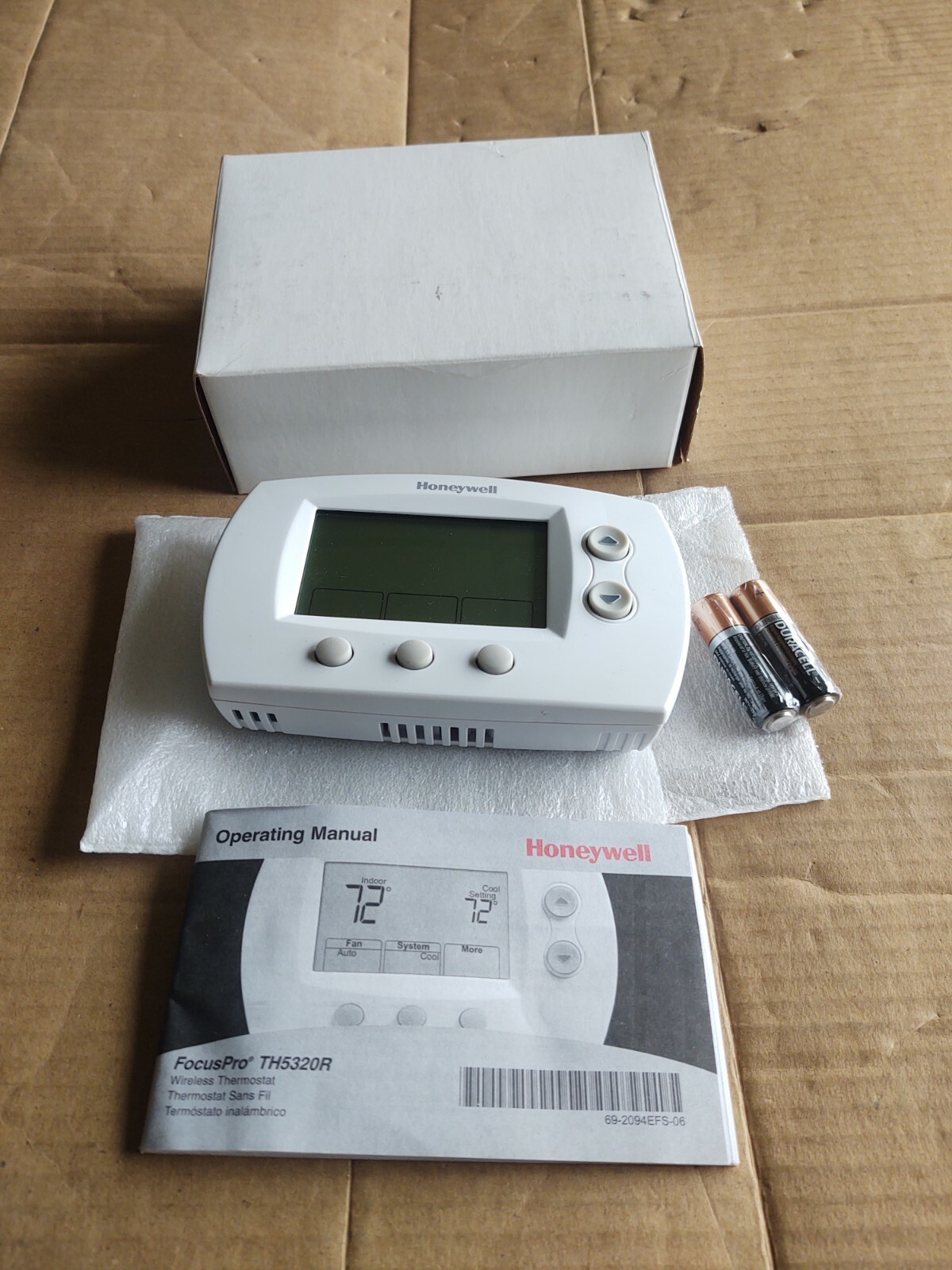 Honeywell Focus Pro 5000 TH5320R1002 Wireless Non-programmable Thermostat  for sale online | eBay