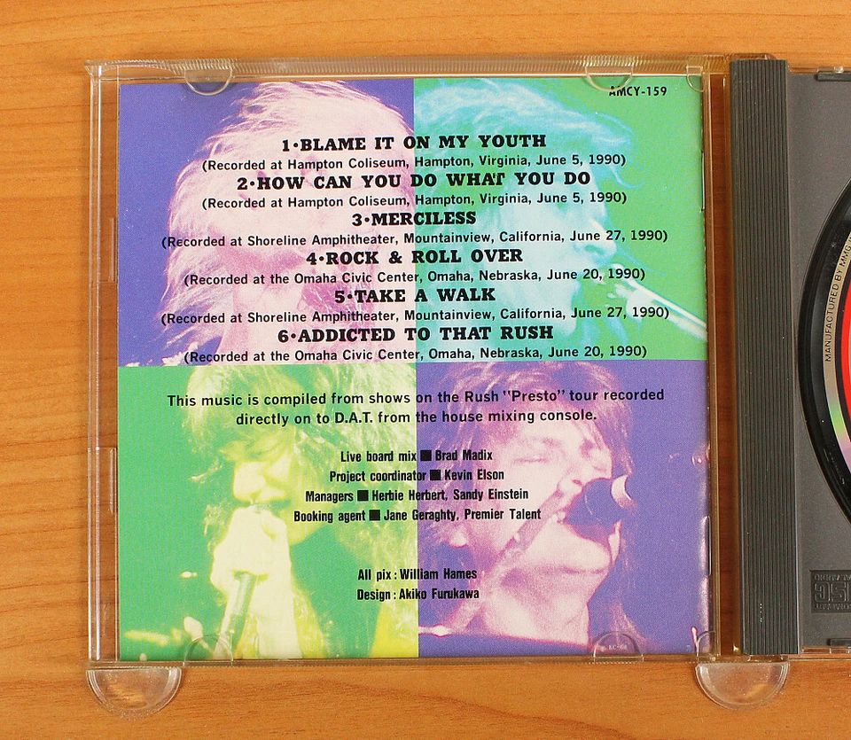 Mr. Big - Live! Raw Like Sushi CD (Japan 1990 Atlantic) AMCY-159 Foto 4 de 4