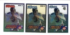 1994 CE BOBBY HEBERT Atlanta Falcons Boss Squad Card Lot Silver Gold Helmet