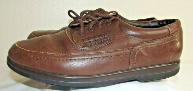 HUSH PUPPIES BOUNCE Leather BROWN 19421 Oxford Comfort