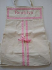 Pottery Barn Kids Harper Nursery Baby Diaper Holder Stacker name BROOKLYN