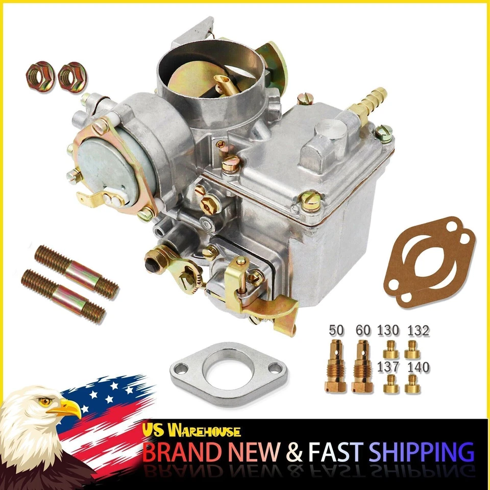 34 PICT-3 39mm Better Carburetor Performance 12V for VW Bug GHIA 1.6L Type 1 - Изображение 2 из 4