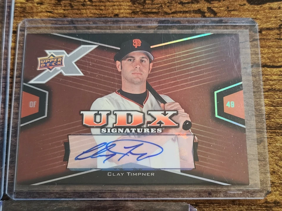 Giants Baseball Players Autos/Jersey/Drafts Trading Card Lot #1 - Image 2 of 4
