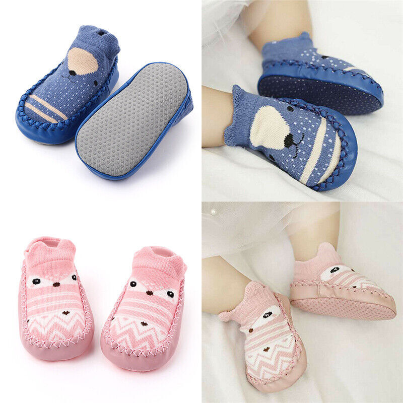 PONY Calzini antiscivolo cartone animato neonato bambino bambino ciabatte casa culla scarpe stivali