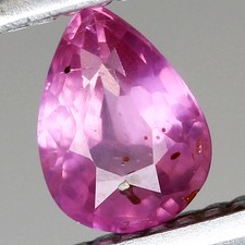 0.2ct t.w 4.1x3mm Pear Natural Heated Pink Sapphire, Madagascar