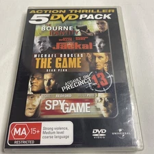 Bourne Identity / The Jackal / The Game / Assault On Precinct 13 / Spy Game DVD 