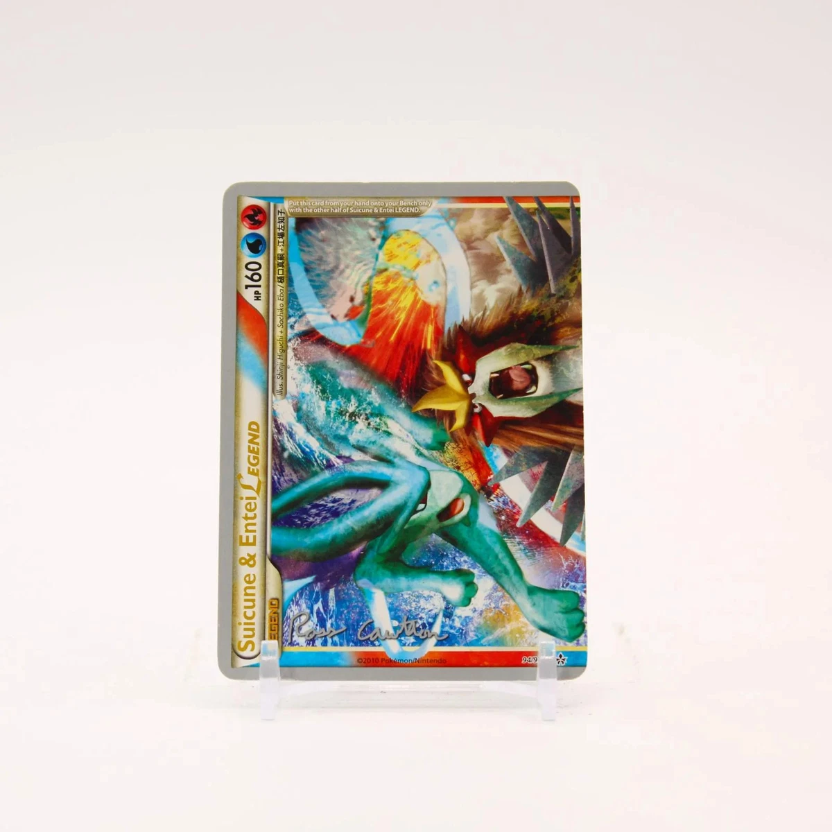 Preços baixos em Cartões TCG de Pokémon Suicune & Entei Legend | eBay