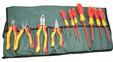 WIHA 11 Piece Professional Electric Pliers/Cutters and Screwdriver Set, Germany
