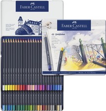 Creative Studio Goldfaber Color Pencils Tin Art Drawing Supply 48 PCS